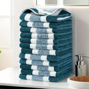 12PCS Thick Absorbent Lint-Free Coral Fleece Kitchen Cleaning Cloth, Easily Removes Grease, Hangable for Drying.PINK