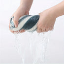 GREEN 12PCS Thick Absorbent Lint-Free Coral Fleece Kitchen Cleaning Cloth, Easily Removes Grease, Hangable for Drying
