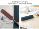 Coffee brown  Household Cleaning Duster / Static Duster / Dust Sweeper / Telescopic & Non-Shedding / Washable & Bendable / High-Reach Cleaning Tool / Cleaning Tools & Supplies