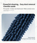 Coffee brown  Household Cleaning Duster / Static Duster / Dust Sweeper / Telescopic & Non-Shedding / Washable & Bendable / High-Reach Cleaning Tool / Cleaning Tools & Supplies