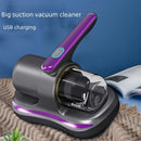 purple Wireless Mite Removal Vacuum: Blue Light Sterilization, Deep Cleaning for Beds & Cars, Long Battery Life, One-Touch Purity