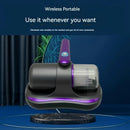 purple Wireless Mite Removal Vacuum: Blue Light Sterilization, Deep Cleaning for Beds & Cars, Long Battery Life, One-Touch Purity