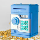 PINK Children's Password Piggy Bank, Dual Lock, Automatic Bill Intake, Develops Savings Habit, Multiple Colors Available, Battery Not Included