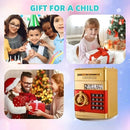 Children's Password Piggy Bank, Stores Coins & Paper Money, Auto Roll-Up, Sound & Light Interaction, Fosters Good Savings Habits. Battery Not Included.BLUE