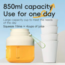 Portable multifunctional large-capacity tumbler, featuring powerful performance for juicing, baby food, and ice crushing. Perfect for home, outdoor, and fitness use, offering fresh and healthy beverages anytime, anywhere.orange