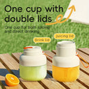Portable multifunctional large-capacity tumbler, featuring powerful performance for juicing, baby food, and ice crushing. Perfect for home, outdoor, and fitness use, offering fresh and healthy beverages anytime, anywhere.orange