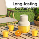 Portable multifunctional large-capacity tumbler, featuring powerful performance for juicing, baby food, and ice crushing. Perfect for home, outdoor, and fitness use, offering fresh and healthy beverages anytime, anywhere.BLUE