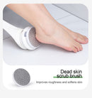 Multi-Function Electric Body Brush: 360° Rotation, Auto-Cleaning, 5 Brush Heads, 3-Speed Adjustment, Wet & Dry Use for Home Spa Experience.GREY