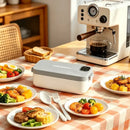 900ml Cordless Heating Lunch Box, 7200mAh Long Battery Life, Portable Meal Warmer (GREY)