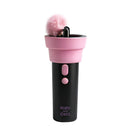 Electric Cat Fishing Wand Toy: One-Button Launch with Spring Retraction, the Perfect Stress-Relief Toy for Human-Pet Interaction/Black [gift battery *2+ replacement head *2+ screwdriver]