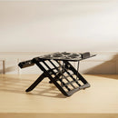 Adjustable laptop stand, designed for 17.3-inch laptops, a portable stand that allows for height adjustment on the desk, and comes with a dedicated phone holder.