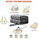 3-Setting Electric Heating Shawl | USB Rapid Warming, Portable & Machine Washable, Multifunctional Warming Blanket for Home, Office & Travel