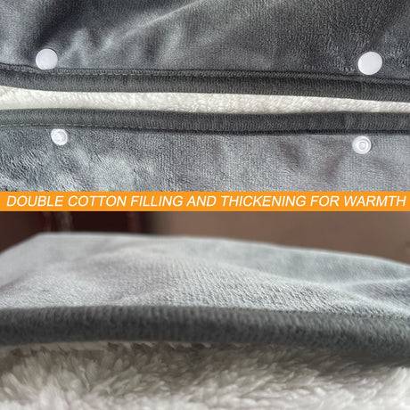 3-Setting Electric Heating Shawl | USB Rapid Warming, Portable & Machine Washable, Multifunctional Warming Blanket for Home, Office & Travel