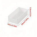 Transparent cable organizer, 7 small + 1 large combo design. Lightweight and durable, stores data cables and chargers, keeps desktop tidy. Ideal storage solution for both home and office.