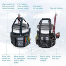 Multi-Functional Tactical Fishing Bucket Backpack, Waterproof Large Capacity, Built-in Livewell, All Gear Storage in One Bag