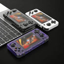 R36H Retro Game Console 64G  Handheld with 23 Emulators, Linux System, 3.5-inch IPS Screen, 640×480 Resolution, USB Charging, Ultra-Long Battery Life, Perfect Gift for Friends.purple