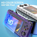 R36H Retro Game Console 128G  Handheld with 23 Emulators, Linux System, 3.5-inch IPS Screen, 640×480 Resolution, USB Charging, Ultra-Long Battery Life, Perfect Gift for Friends.WHITE