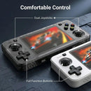 R36H Retro Game Console 128G  Handheld with 23 Emulators, Linux System, 3.5-inch IPS Screen, 640×480 Resolution, USB Charging, Ultra-Long Battery Life, Perfect Gift for Friends.RED