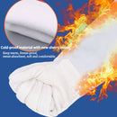 Thermal Leather Freezer Work Gloves – Thinsulate Lined, Kevlar Reinforced Cold Store & Outdoor Winter Safety Gloves(40CM/15.75IN)