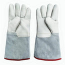 Thermal Leather Freezer Work Gloves – Thinsulate Lined, Kevlar Reinforced Cold Store & Outdoor Winter Safety Gloves(40CM/15.75IN)