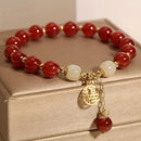 2PCS Versatile Fortune Bracelet, Retro Chinese-style Red "Fu" Character Women's Bracelet, Mother's Day Gift