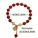 2PCS Versatile Fortune Bracelet, Retro Chinese-style Red "Fu" Character Women's Bracelet, Mother's Day Gift