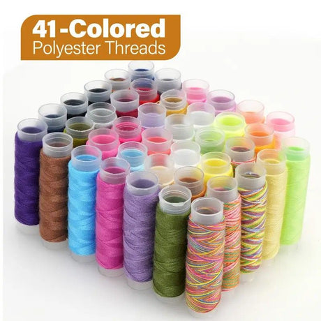 229-Piece Chili Edition Sewing Kit: 41 Color Threads + Full Accessories + Portable Case – Perfect for Home Mending, Crafts, and Gifting