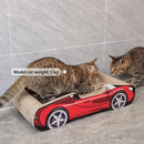Bestselling Red Racing Car Cat Scratcher Bed | Corrugated Cardboard Durable Cat Bed + Scratcher 2-in-1, Suitable for Cats Under 7kg(PINK)