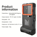 15m Waterproof Phone Case for Diving & Surfing - 1 Hour Underwater Shooting, Dual Seal, Zinc Alloy Buckle, Fits iPhone Samsung Xiaomi up to 6.9 Inch(black+black)