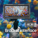 15m Waterproof Phone Case for Diving & Surfing - 1 Hour Underwater Shooting, Dual Seal, Zinc Alloy Buckle, Fits iPhone Samsung Xiaomi up to 6.9 Inch(black+black)