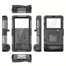 15m Waterproof Phone Case for Diving & Surfing - 1 Hour Underwater Shooting, Dual Seal, Zinc Alloy Buckle, Fits iPhone Samsung Xiaomi up to 6.9 Inch(yellow+black)
