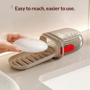 5PCS Portable Soap Case with Lid - Leak-proof Travel Soap Box, Compact Oval Soap Dispenser with Drain Holes, Transparent Lid for Easy Identification, Lightweight and Hygienic, Suitable for Camping, Gym, Bathroom, Kitchen - Durable PET Material, Bathroom S