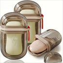 5PCS Portable Soap Case with Lid - Leak-proof Travel Soap Box, Compact Oval Soap Dispenser with Drain Holes, Transparent Lid for Easy Identification, Lightweight and Hygienic, Suitable for Camping, Gym, Bathroom, Kitchen - Durable PET Material, Bathroom S
