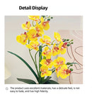 Artificial Moth Orchid Potted Plant, Bringing Natural Vitality into Your Home; Flowers Never Wilt, Staying Evergreen All Year Round./YELLOW