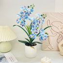 Artificial Moth Orchid Potted Plant, Bringing Natural Vitality into Your Home; Flowers Never Wilt, Staying Evergreen All Year Round./pink