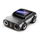 Creative Car-Shaped 2K HD Thumb Camera: Mini & Portable, Auto Focus, Clear in Low Light, Captures Every Wonderful Moment of Childhood and Life(G5 white 32 memory card）