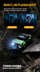 Creative Car-Shaped 2K HD Thumb Camera: Mini & Portable, Auto Focus, Clear in Low Light, Captures Every Wonderful Moment of Childhood and Life(G5 Rose Red 32G Memory Card）
