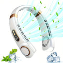 New Neck Hanging Fan Portable Mini USB Fan Personal Cooling Turbine Small Charging Quiet Lazy-Friendly.pink
