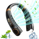 New Neck Hanging Fan Portable Mini USB Fan Personal Cooling Turbine Small Charging Quiet Lazy-Friendly.pink
