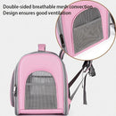 Pet Backpack Portable Transparent Foldable Comfort Design Hands-Free Travel for Cats Small Dogs(BLUE)