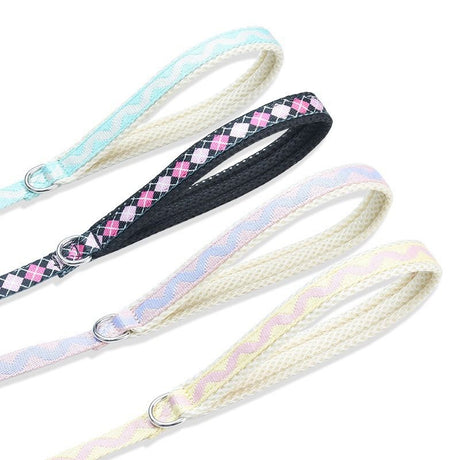 Y-Shaped Anti-Pull Pet Harness + Leash Set: Breathable Mesh, Adjustable, No Neck Choking, Suitable for Small to Medium-Sized Dogs and Cats, Makes Walking Easier. (mint green, Size L)
