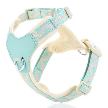 Y-Shaped Anti-Pull Pet Harness + Leash Set: Breathable Mesh, Adjustable, No Neck Choking, Suitable for Small to Medium-Sized Dogs and Cats, Makes Walking Easier. (YELLOW, Size L)