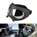 Large Dog Goggles | Windproof, Snowproof, UV Protection, Flexible Frame Sunglasses for Outdoor Adventure(WHITE)