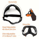 Large Dog Goggles | Windproof, Snowproof, UV Protection, Flexible Frame Sunglasses for Outdoor Adventure(WHITE)