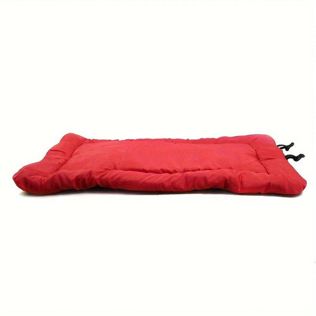 High-quality moisture-proof thick portable camping dog bed suitable for medium / large / small dogs - durable polyester outdoor mat with handle foldable design suitable for travel home and camping trips camping bed.pitch green