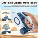 Multi-function Automatic Retractable Pet Leash: High-Strength Anti-Break, One-Click Lock, Comfortable Grip, Eco-Friendly Waste Disposal, 3 Meters/118.11 Inches for Secure Dog Walking(blue)