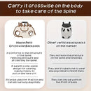 Oxford Fabric Pet Three-in-One Travel System: Horizontal Back Design Protects Spine, Four-Leg Separation, Three Uses in One: Kennel, Backpack, and Leash/L size [recommended weight 14-18kg]