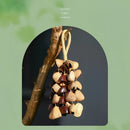 Handmade nutshell wind chime, nutshells rustling in the wind, bringing a touch of mountain forest atmosphere to your home.