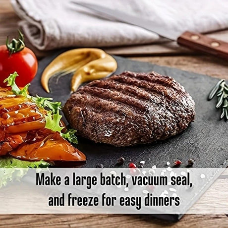 Household Burger Patty Press, Adjustable Thickness, Non-Stick Coating, Makes Perfect Patties Easily
