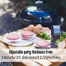 Household Burger Patty Press, Adjustable Thickness, Non-Stick Coating, Makes Perfect Patties Easily